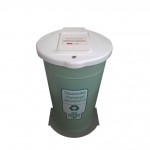 Contenitore per farmaci scaduti 105 lt con base in metallo