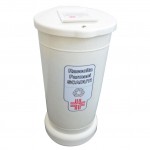 Contenitore per farmaci scaduti con base in cemento