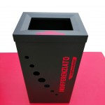 Eco Light 100 lt. metallo verniciato con adesivo