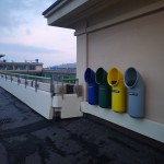 Fiat Lingotto Pista 500 Giadino pensile sulla città di Torino.