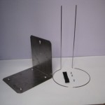 U-Trash- Base a pavimento, ferma sacco interno e maniglia di nylon posteriore